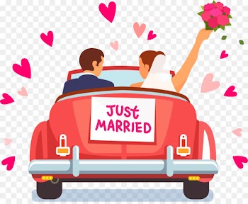Royalty-free Art Marriage - Just Married 