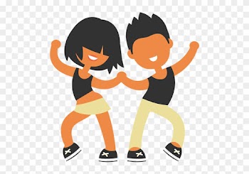 Royalty-free Dance Cartoon - Dancing Boy And Girl Cartoon