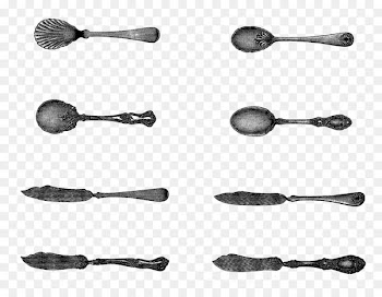 Royalty-free Digital stamp Clip art - Butter Knife 