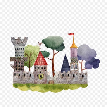 Royalty-free Image Stock illustration Stock photography - castles map 