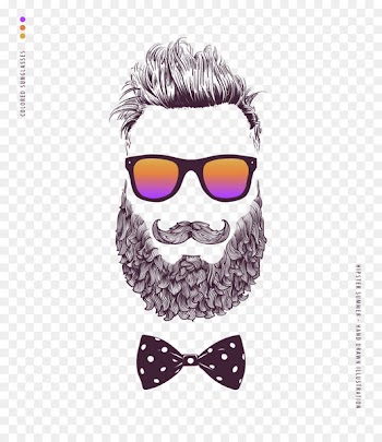 Royalty-free Man Illustration - Vector bearded man 