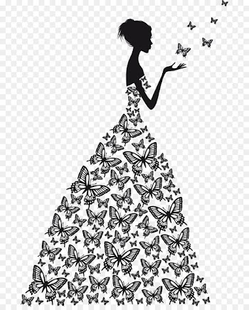 Royalty-free Stock photography Clip art - Bride silhouette element 