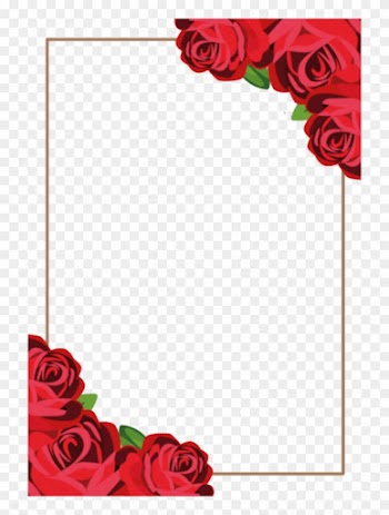 Royalty Red Border And Frame 133893 Vector Clip Art - Elegant Red Wedding Invitation