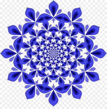 Royaltyfree, Logo, Floral Design, Cobalt Blue, Blue PNG