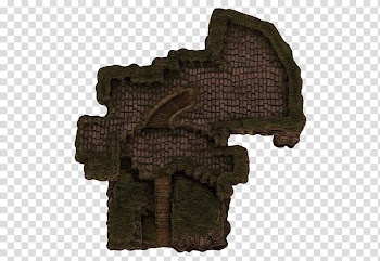 RPG Map Elements , brown and green frame transparent background PNG clipart