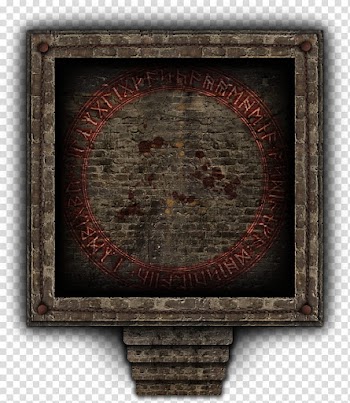RPG Map Elements , brown frame transparent background PNG clipart