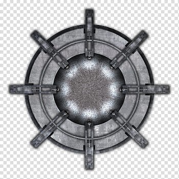 RPG Map Elements , round brown metal frame art transparent background PNG clipart