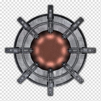 RPG Map Elements , round gray frame transparent background PNG clipart