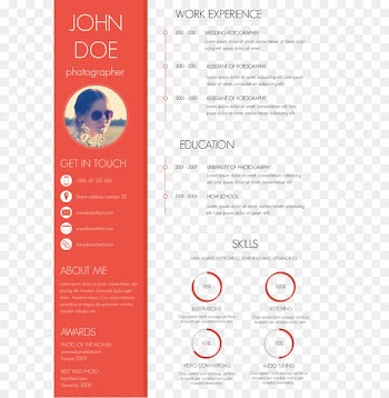 Résumé Template Skill Cover letter Curriculum vitae - Red Personal Jane template 