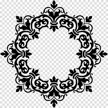 Rubaiyat by Aditya Rao Damask Pattern, circle abstract transparent background PNG clipart