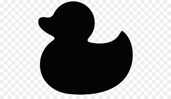 Rubber duck Silhouette Clip art - duck 