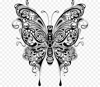 Rubber stamp Butterfly Postage Stamps Craft Henna - abstract butterfly 