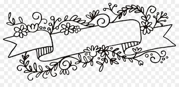 Rubber stamp Flower Web banner Clip art - floral banner 