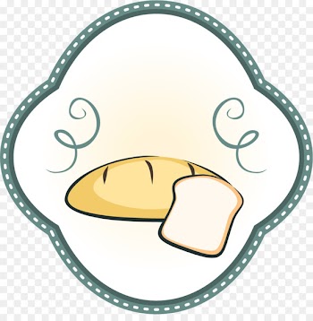 Rubber stamp Love Gift Askartelu Craft - Yellow bread label 