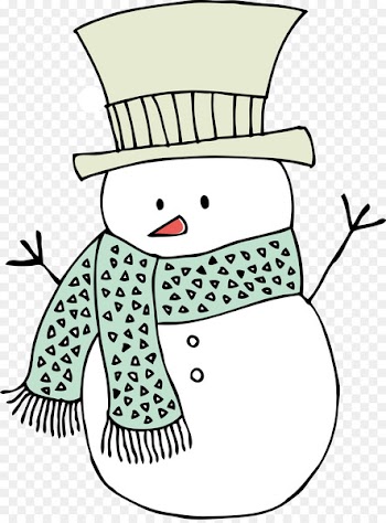 Rubber stamp Postage stamp Cardmaking - Cartoon white snowman 