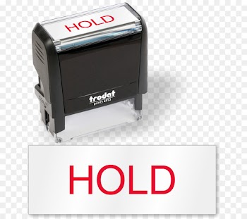 Rubber stamp Postage Stamps Quality control Signature - Holds 