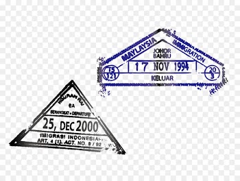 Rubber stamp Postmark Postage stamp Seal - Vector triangle postmark 