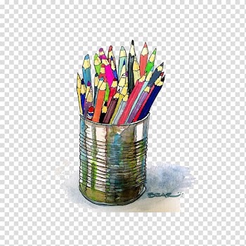 Rubber stamp Seal Sticker Idea, color pencil transparent background PNG clipart