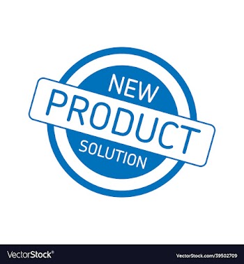 rubber stamp set of new product solution