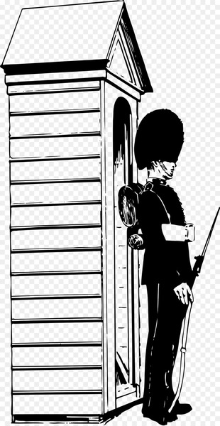 Rubber stamp Soldier Sentry - a jail sentence 