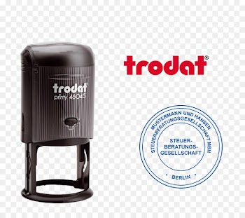 Rubber stamp Trodat Seal Natural rubber Postage Stamps - Seal 