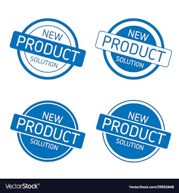 rubber stamps set of new product solution