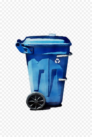 Rubbish Bins & Waste Paper Baskets Plastic Product Cobalt blue -  