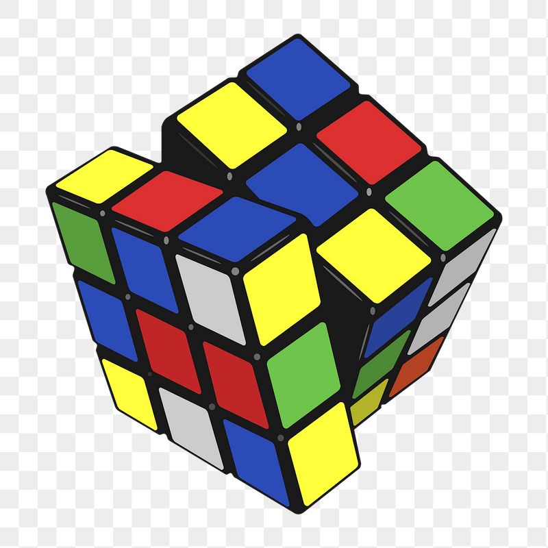 Rubik cube png sticker, transparent | Free PNG - rawpixel