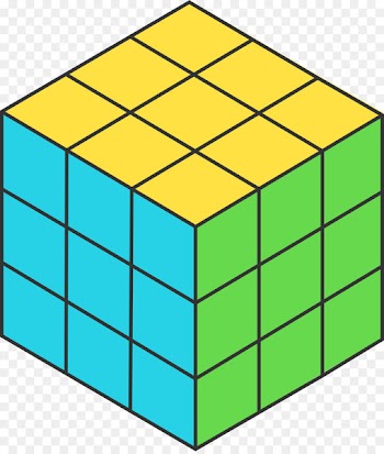 Rubik's Cube Shape Three-dimensional space Vector graphics - cube 