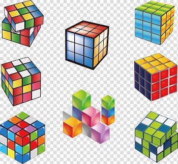 Rubiks Cube, Color Cube transparent background PNG clipart
