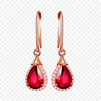 Ruby Earring Gemstone Jewellery - Gemstone Earrings 