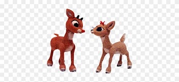Rudolph &amp; Clarice Psd - Rudolph The Red Nosed Reindeer Png