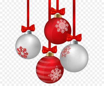 Rudolph Christmas ornament Christmas decoration Clip art - White and Red Hanging Christmas Ornaments PNG Clipart Image 