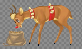 Rudolph Christmas PNG Picture