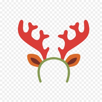 Rudolph Reindeer Moose Antler - Cartoon reindeer headband 