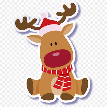 Rudolph Reindeer Santa Claus Christmas - Cute Christmas dog 