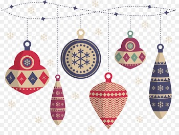 Rudolph Santa Claus Christmas ornament - Vector Hand-painted Christmas ornaments balls 