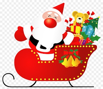 Rudolph Santa Claus Christmas Wish New Year's Day - Santa Claus Christmas PNG vector material 