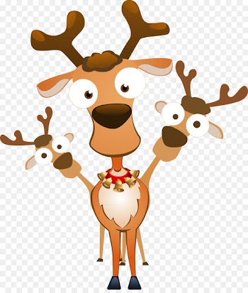 Rudolph Santa Claus Reindeer Christmas - Reindeer 