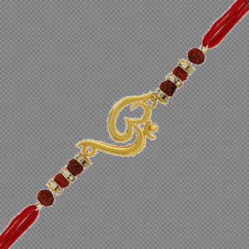 Rudraksha Beads Rakhi PNG Transparent Image