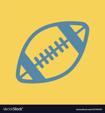 Rugby ball vector image