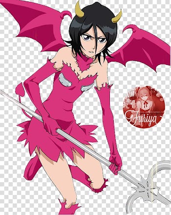 Rukia Kuchiki render transparent background PNG clipart
