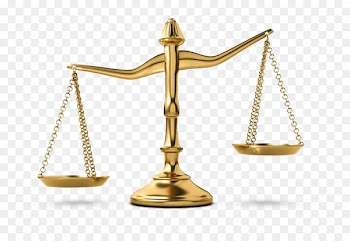 Rule of law Justice Judiciary Court - Golden balance scales 