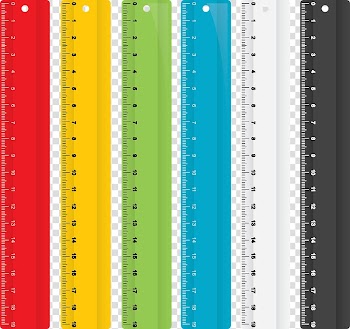Ruler Euclidean , Cartoon hand colored scale transparent background PNG clipart