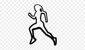 Runner Icon Clipart - Girl Sport Icon Png