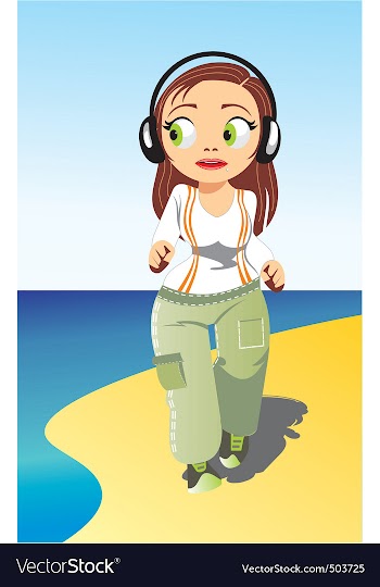Runner vector image