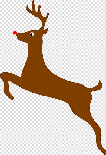 Running elk transparent background PNG clipart