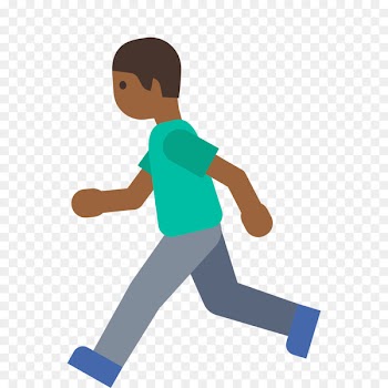 Running Emoji Walking Noto fonts WhatsApp - running man 