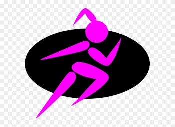 Running Girl Clipart
