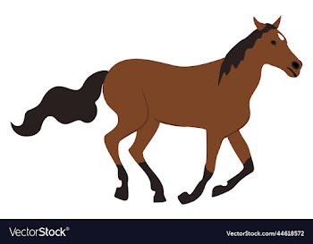 running horse
